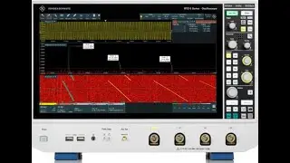 Rohde & Schwarz: Spectrum measurement with RTO6