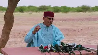 Résumé de la conférence de presse en haoussa animée par le Président Bazoum à Sarakoira.