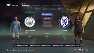 EA SPORTS FC 26 | Legendary | Premier League | Manchester City v Chelsea | Etihad Stadium