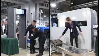 Trahertz human body scanner application video