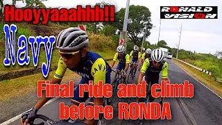 Last Ride And ClimbOf Navy before RONDA PILIPINAS | RONALD VISION