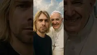 Pope Francis Meets Kurt Cobain in Heaven &mdash; And It Feels Like a Song 😢🎸 #shorts #papafrancisco