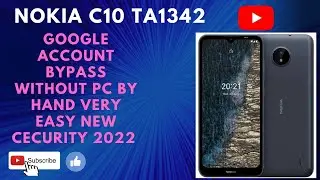how to bypass frp NOKIA C10 TA-1342 GOOGLE ACCOUNT BYPASS WITHOUT PC HAND BYPASS #ranatechfrp