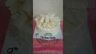 1kg white forest cake #festivecakes #whiteforestcakedesign #whitechocolateloaded #kanyakumari #cake