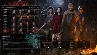 evil dead the game. selecting the blacksmith