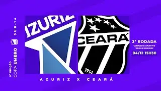 Azuriz  x Cear&aacute;- Copa Umbro - 2025  - 3&ordf; rodada