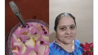 strawberry flavor fruit salad ,बहोत ही लाजवाब फ्रुट सलाड मिनटों में #yashodakirasoise #fruitsalad 
