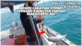Mancing tenggiri dengan set jigging guna teknik trolling a.k.a ngolok!