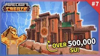 I Built a MASSIVE POWER PLANT in Minecraft Create Mod! [#7]