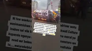 we need our beloved drivers back....#nganya #nganyaculture #Badder #matatu