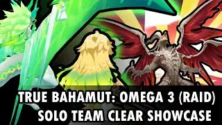 True Bahamut OMEGA 3 RAID solo clear showcase | Dragalia Lost