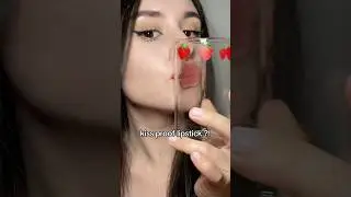 Kiss Proof Glossy Lipstick #lipmakeup #makeuptutorial #makeuptips #makeupartist #lipsbeauty #makeup