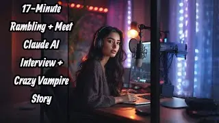 17 Minute Rambling + Meet Claude AI Interview + Crazy Vampire Story