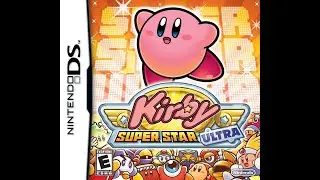 Playing Kirby Super Star Ultra for Nintendo DS