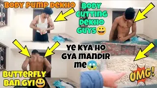 Back me butterfly ban gyi guys😃mandir me kya ho gya😱#trending #lifestyle #vlog #viral #funny 