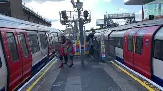 [Exterior View] Metropolitan and Jubilee Lines Simultaneously Enter and Depart Finchley Road! {4K}