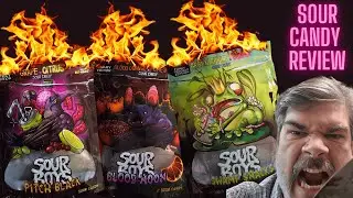 Oompaville's Sour Boys Candy Review - 3 Flavors #oompaville #sourboys #candyreviews #sourcandy