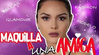 MAQUILLANDO A UNA MODELO - LA MUSU