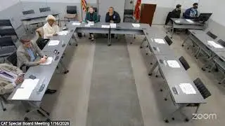 CAT Board of Directors Special Called Meeting 1/16/2026