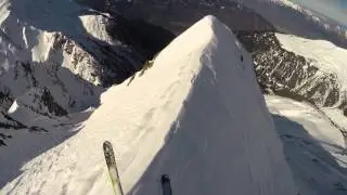 Entr&eacute;e du couloir Dzet Rodze, pointe du Dard