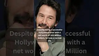 Hollywood Actor Keanu Reeves Inspiring Story | Keanu Reeves is a motivation to everyone #shorts