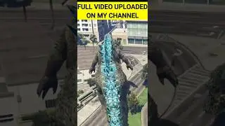 Godzilla Mod in GTA 5 😈🔥#shorts #shortsfeed #shortvideo #gta5