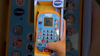 SATISFYING! ASMR! VTECH BLUEY PHONE! #asmr #new #amazing #bluey #toys #short #viral #trending