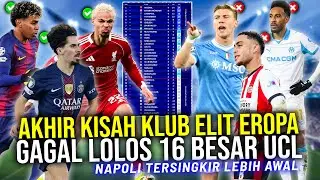 KLASEMEN AKHIR DAN BAGAN 16 BESAR UCL 25/26! LIVERPOOL NGAMUK PSG TERPELESET NAPOLI TERSINGKIR