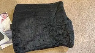 Lumbar Support Pillow, Memory Foam Ergonomic Back Cushion