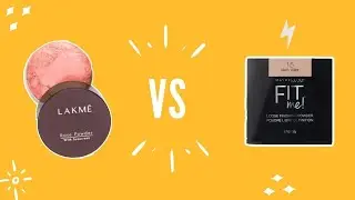 MAYBELLINE FIT ME Vs LAKME ROSE POWDER | RUCHI KUMARI