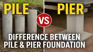 Pile vs Pier Foundation I Difference between Pile & Pier Foundation