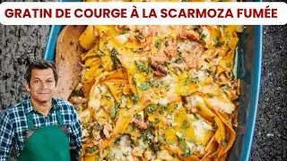 GRATIN DE COURGE &Agrave; LA SCARMOZA FUM&Eacute;E de Laurent Mariotte