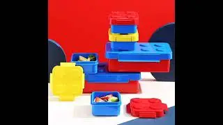 Lego Lunchbox and Cutlery Set