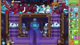 Bloons TD 6 - CHIMPS - Midnight Mansion с Tack Zone, Super Brittle и Icicle Impale