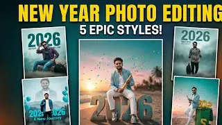 Happy new year 2026 ai photo editing prompts | happy new year 2026 ai video editing 