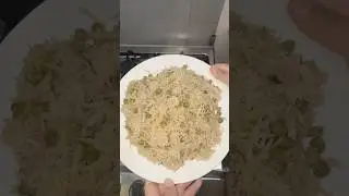 White Matar Pulao, lunch idea, comfort food , #desifood #matarpulao #viralrecipe #shorts #whiterice