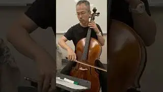 Day 173 Suzuki cello book 3 [3] Minuet bar 21-28 practice (Day 14 for this tune)