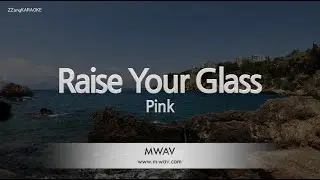 Pink-Raise Your Glass (Melody) [ZZang KARAOKE]
