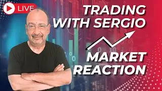 TRADING WITH SERGIO - QUIET BEFORE THE STORM IN STOCKS & CRYPTO? LIVE Q&A! 📱