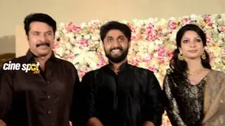 Mammootty at Dhyan Srenivasan Wedding Reception