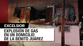 Cinco heridos por fuerte explosi&oacute;n en edificio departamental de la CDMX