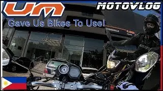 UM Gave Us Bikes To Use!!! - Philippines - MotoVlog