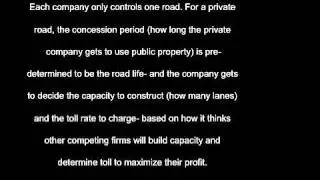 The Independence of Volume--Capacity Ratio of Private Toll Roads in General Networks