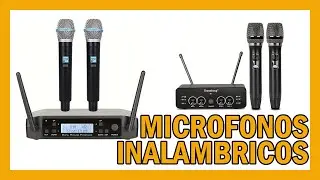 🎤4 Mejores Micr&oacute;fonos Inal&aacute;mbricos de Temu 2025🎙️Micr&oacute;fono Inal&aacute;mbrico Profesional para KARAOKE👍UHF