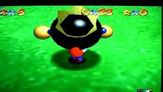 Super Mario 64 on Xbox on HD TV 480P