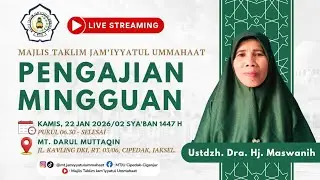 PENGAJIAN MINGGUAN MTJU - MT. DARUL MUTTAQIN (22 JANUARI 2026)