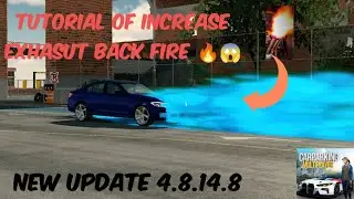 TUTORIAL HOW TO INCREASE BACK FIRE 🔥😱 || CAR PARKING MULTIPLAYER || ABDUL MOUEEZ YT