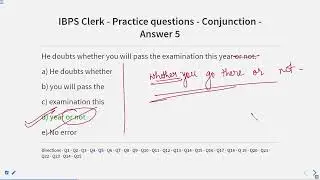 Previous year questions CONJUNCTION  #SATHEE_BANK #swayamprabha #Bankingexams
