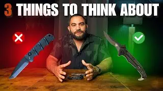 Choosing an EDC Self-Defense Knife: The 3 Key Criteria