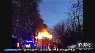 Boxboro Firefighters Battle Massive Blaze At Condo Complex